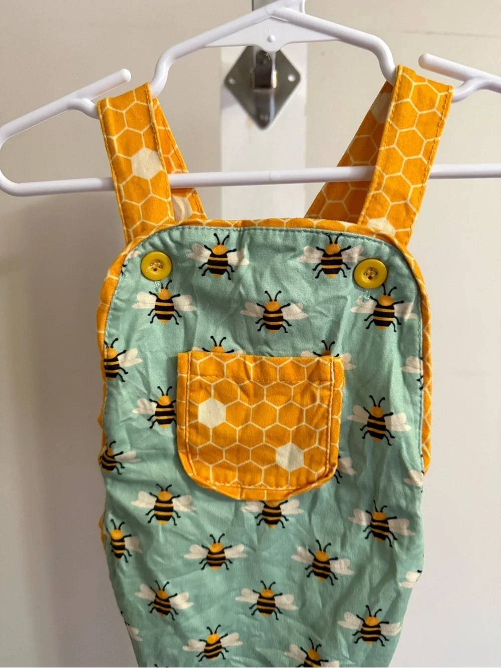 Sassy Stitches Bumblebee Romper